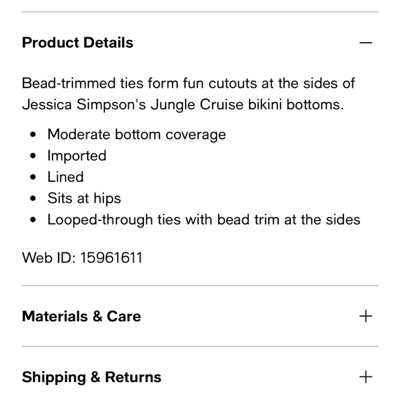 Jessica Simpson Swim Bottoms - Picture 3 of 7